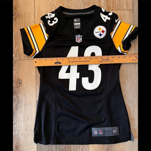 Pittsburgh STEELERS JERSEY POLAMALU RETIRED CONTOURED WOMENS CUT - Picture 15 of 16